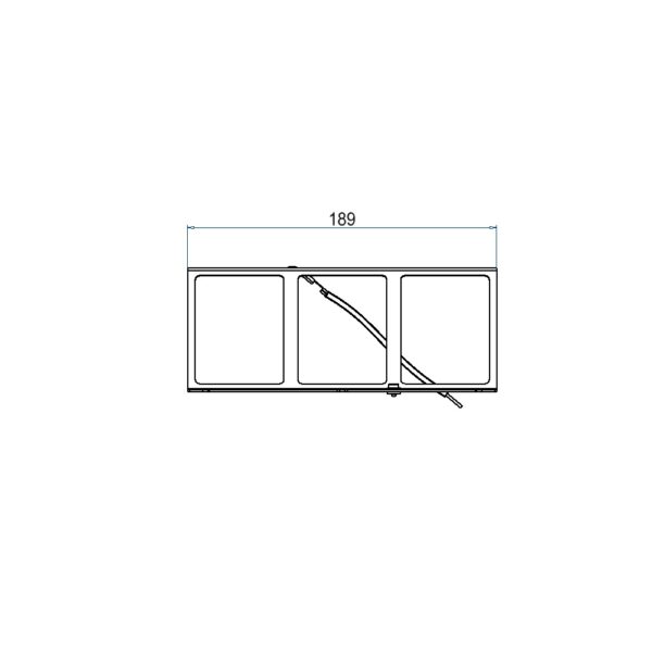 Produktbild UBD 210 215  -  Steckdoseneinsatz für 6 FLF, leer